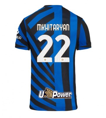 Inter Milan Henrikh Mkhitaryan #22 Primera Equipación 2024-25 Manga Corta